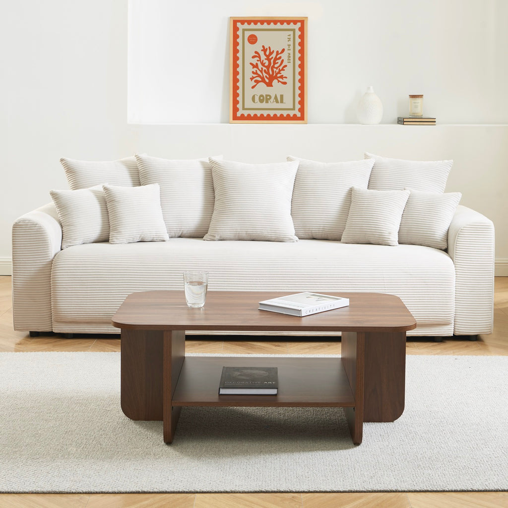 Rokia – Couchtisch – Walnuss-Optik