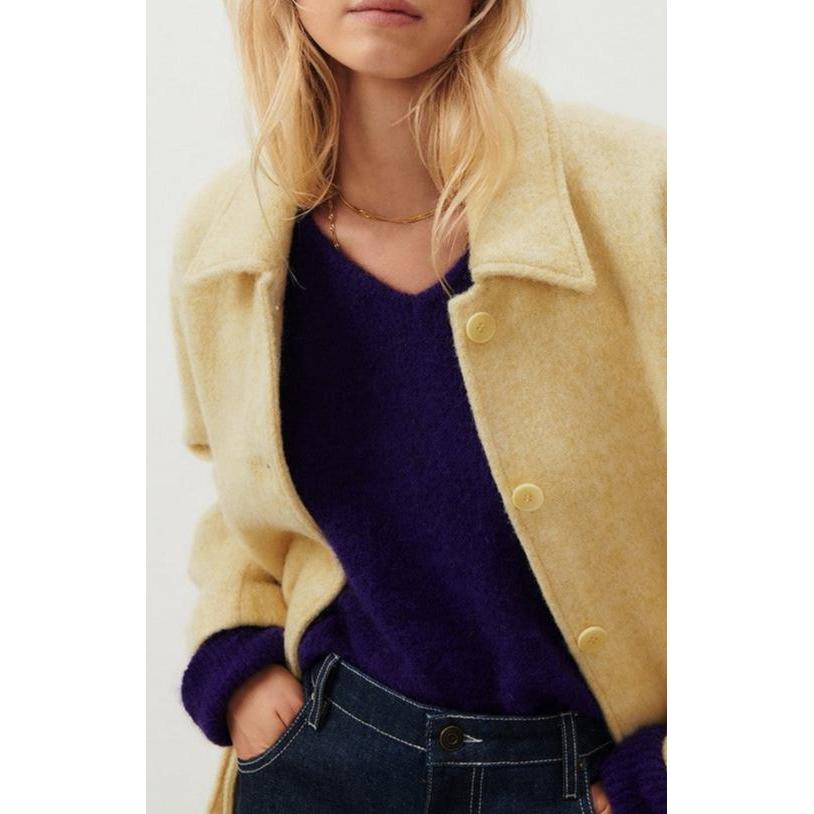 Manteau Mi-Long - Citronnade Chine - Femme