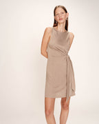 Robe Courte Rolling - Taupe