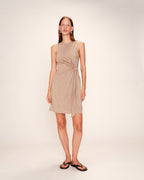 Robe Courte Rolling - Taupe