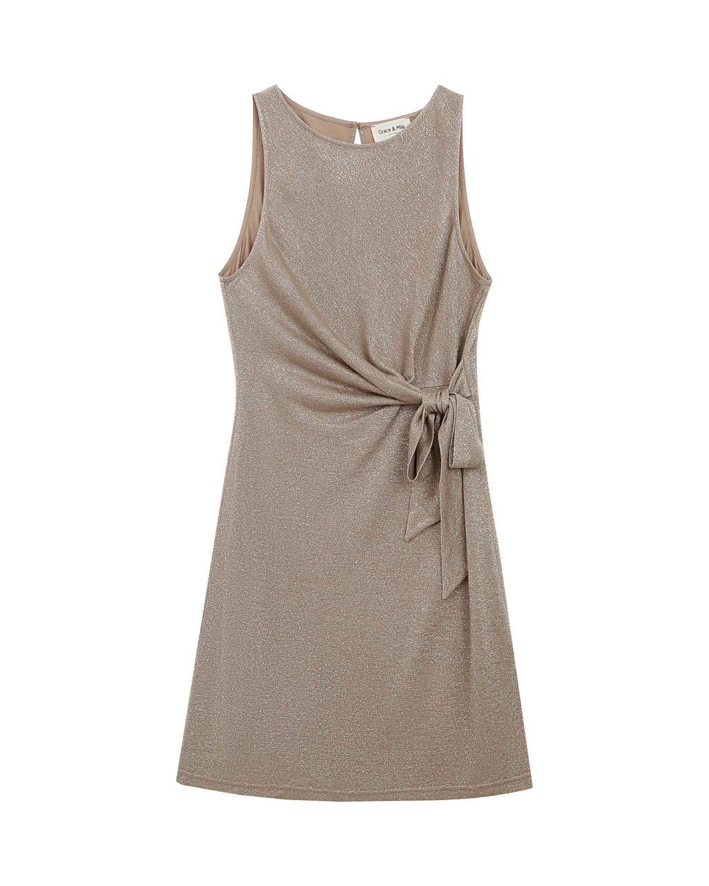 Robe Courte Rolling - Taupe