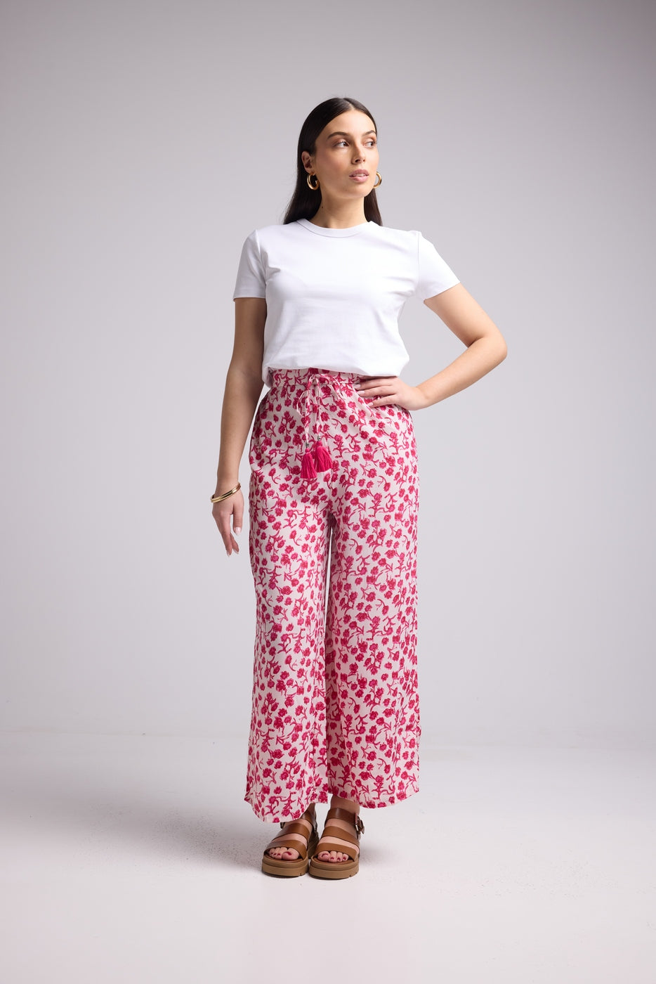 Trousers - Romane - Pink