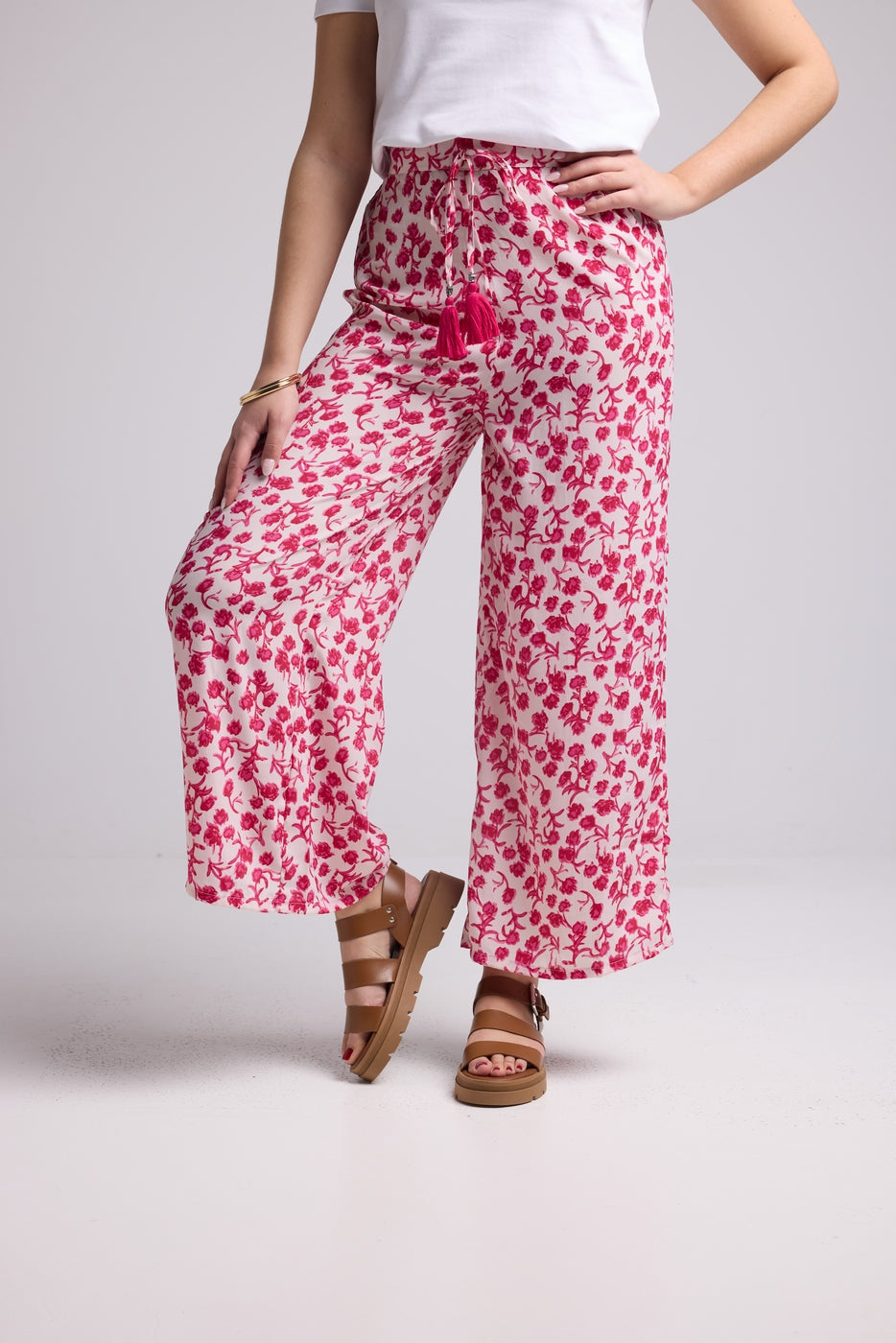 Trousers - Romane - Pink