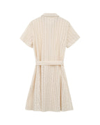 Robe Courte Romane - Ecru