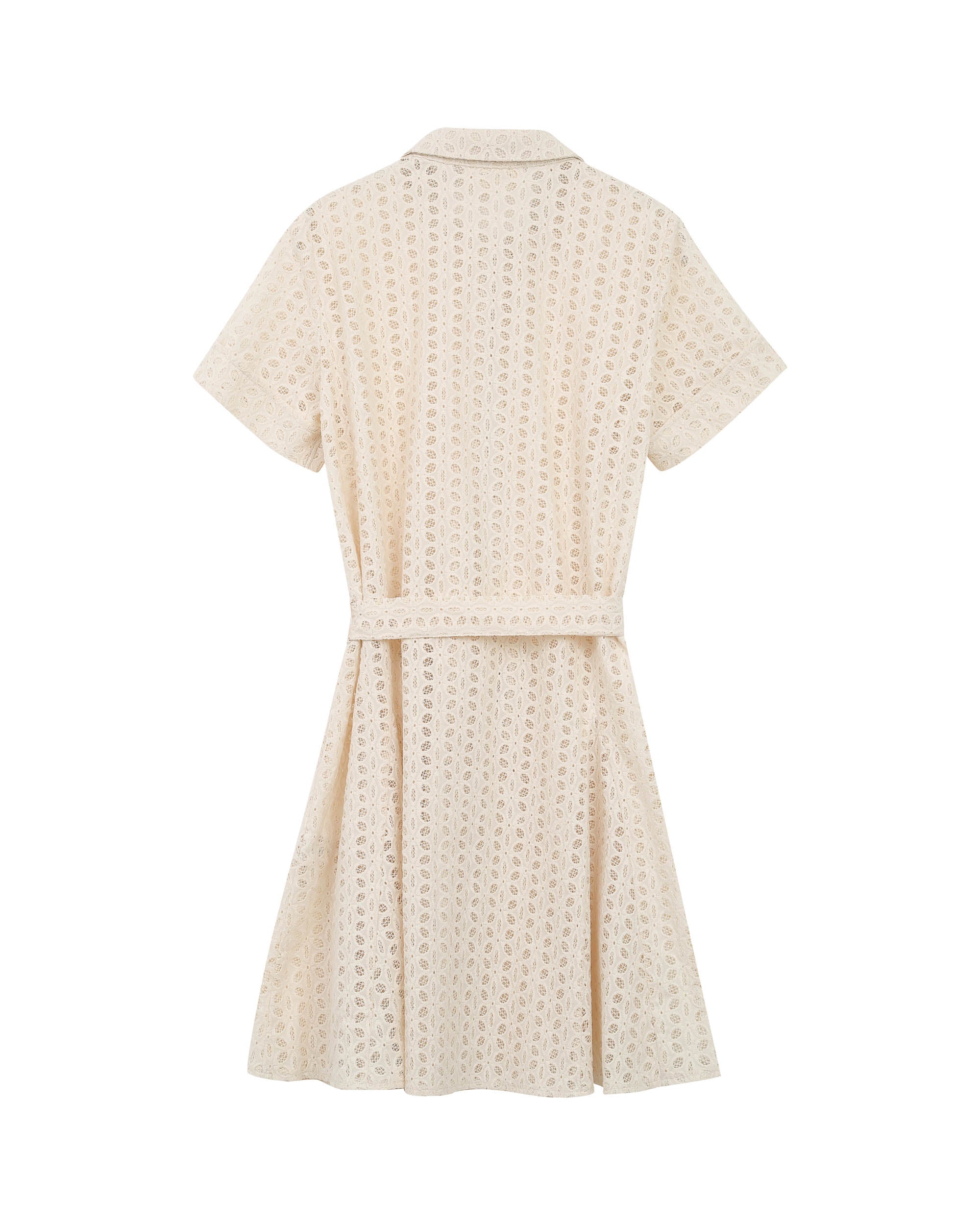 Robe Courte Romane - Ecru