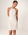 Robe Courte Romantique - Ecru