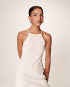 Robe Courte Romantique - Ecru