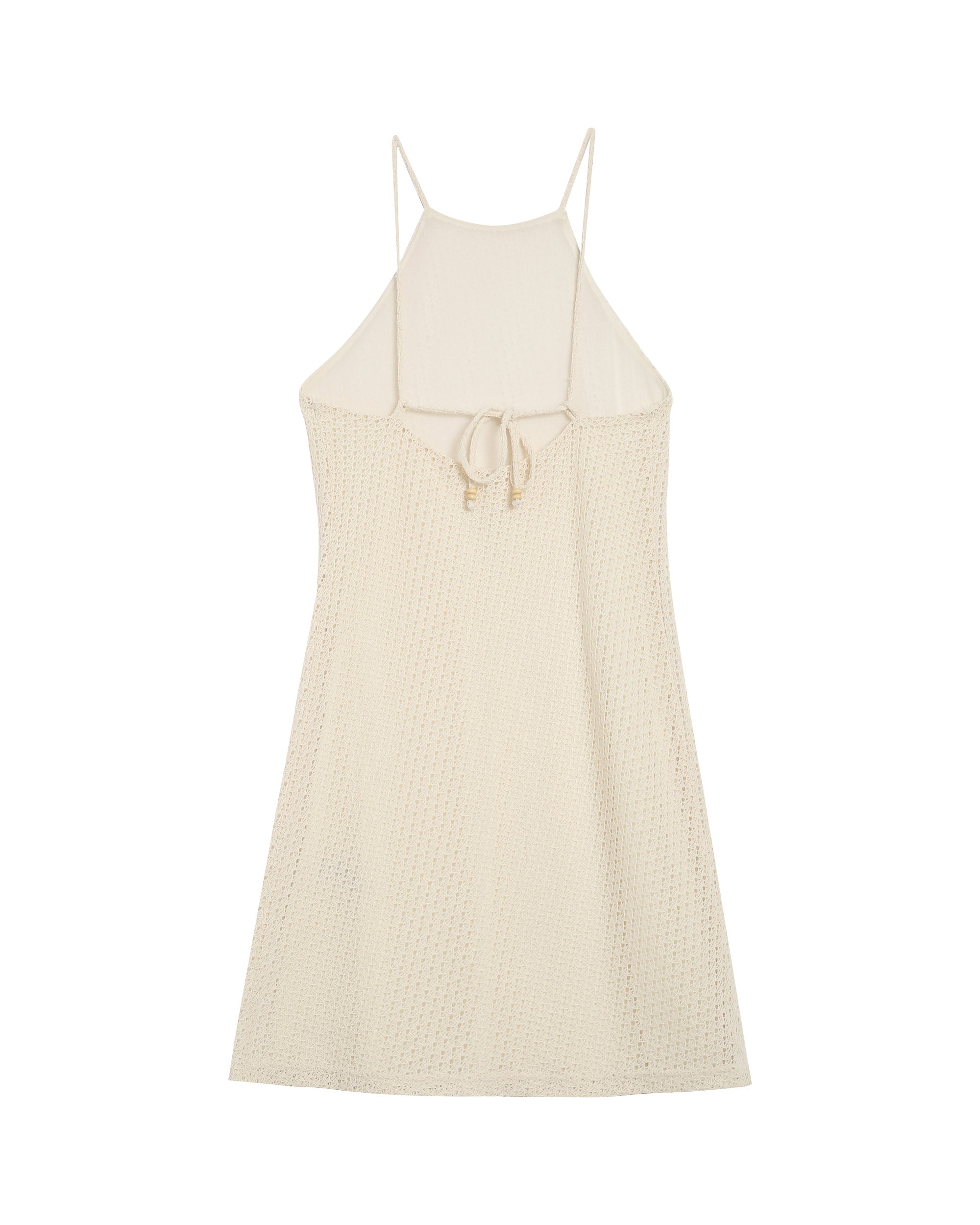 Robe Courte Romantique - Ecru