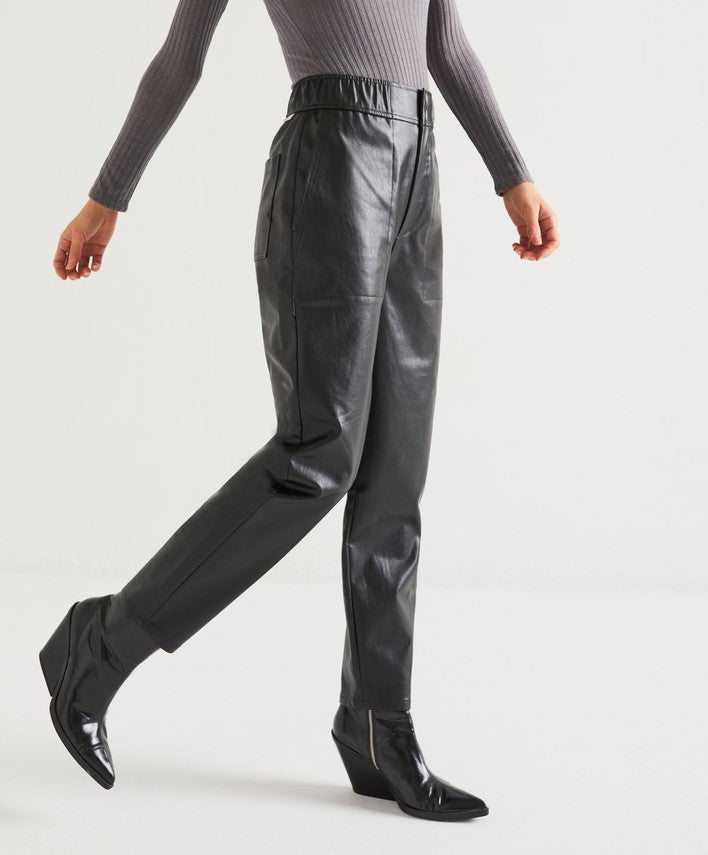 Vaqueros holgados Romie Shine H23 - Negro - Mujer