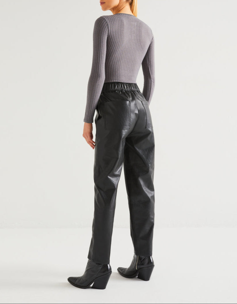 Vaqueros holgados Romie Shine H23 - Negro - Mujer