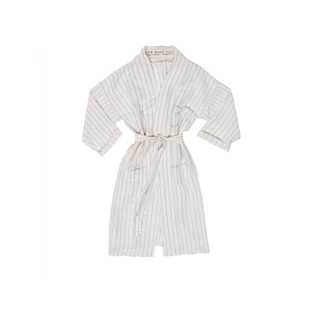 Kimono de lino con cinturón - Room - Goldstripe