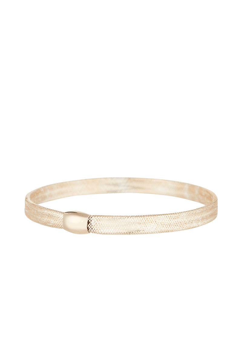 Bracelet "Dentelle De L'Amour 5Mm Fermoir Bombé" - Or Jaune 375/1000