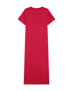 Robe Mi-Longue Rosalie - Cerise