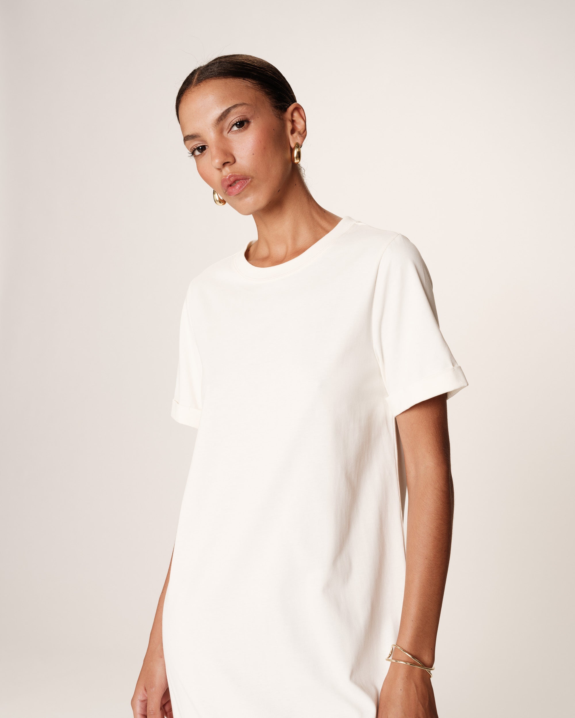 Rosalie Midi Dress - Ecru