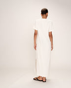 Rosalie Midi Dress - Ecru