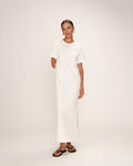 Rosalie Midi Dress - Ecru