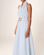 Robe Longue Rosamour - Bleu