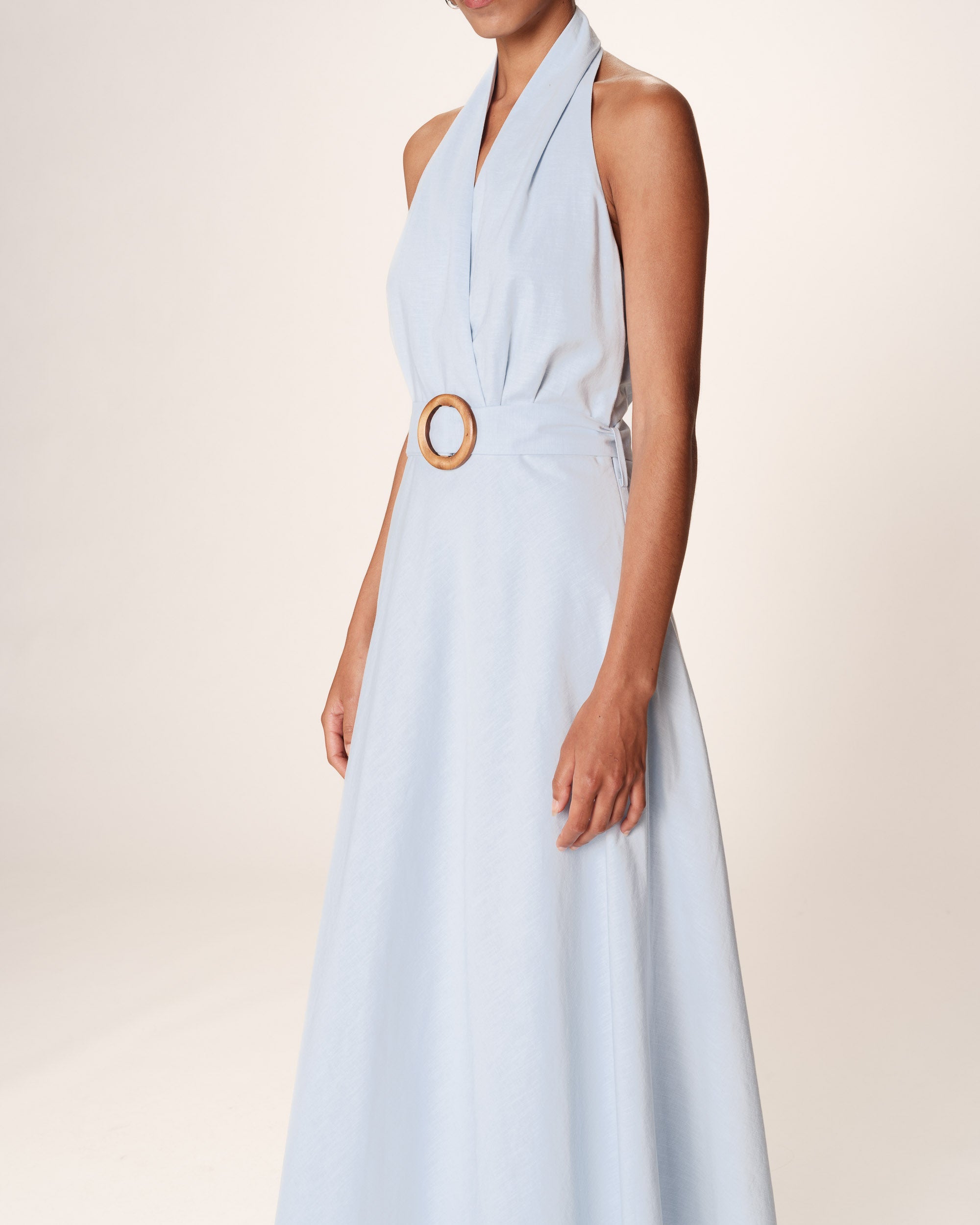 Robe Longue Rosamour - Bleu