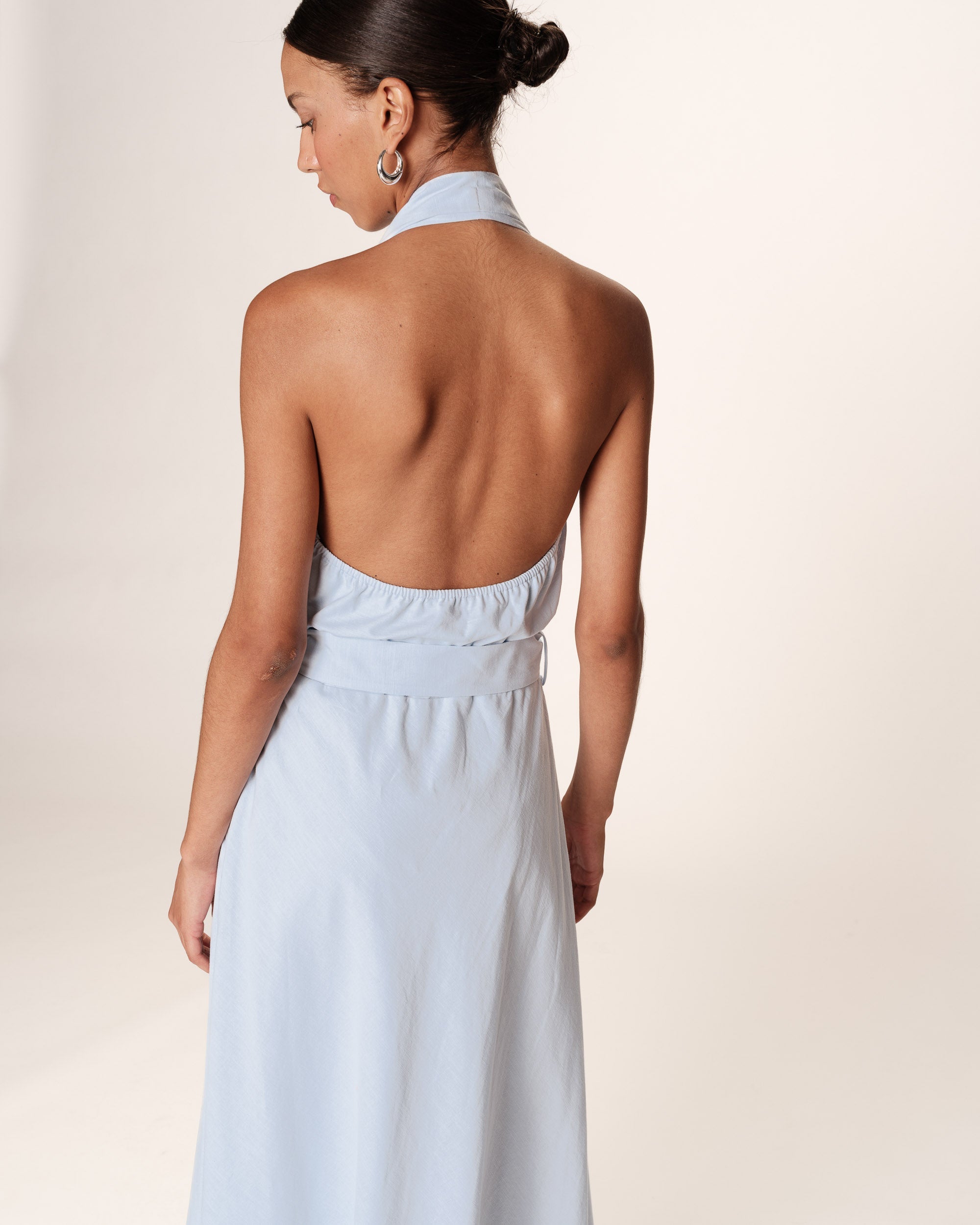 Robe Longue Rosamour - Bleu