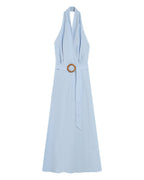 Robe Longue Rosamour - Bleu