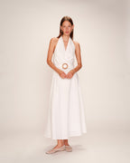 Rosamour Long Dress - Ecru