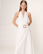 Rosamour Long Dress - Ecru