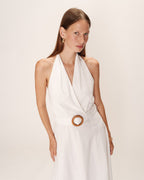 Rosamour Long Dress - Ecru