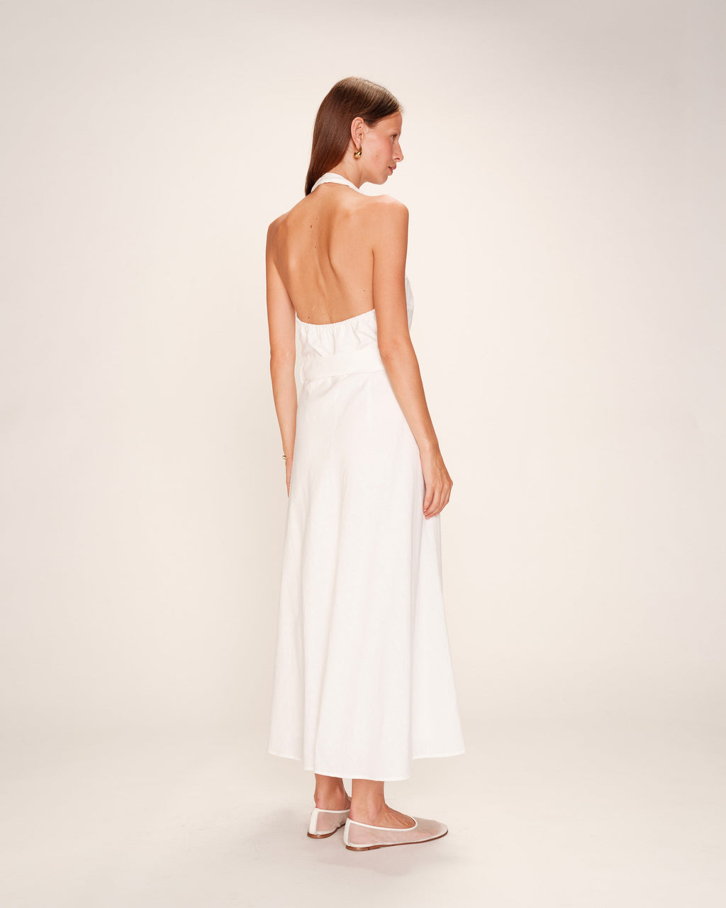 Rosamour Long Dress - Ecru