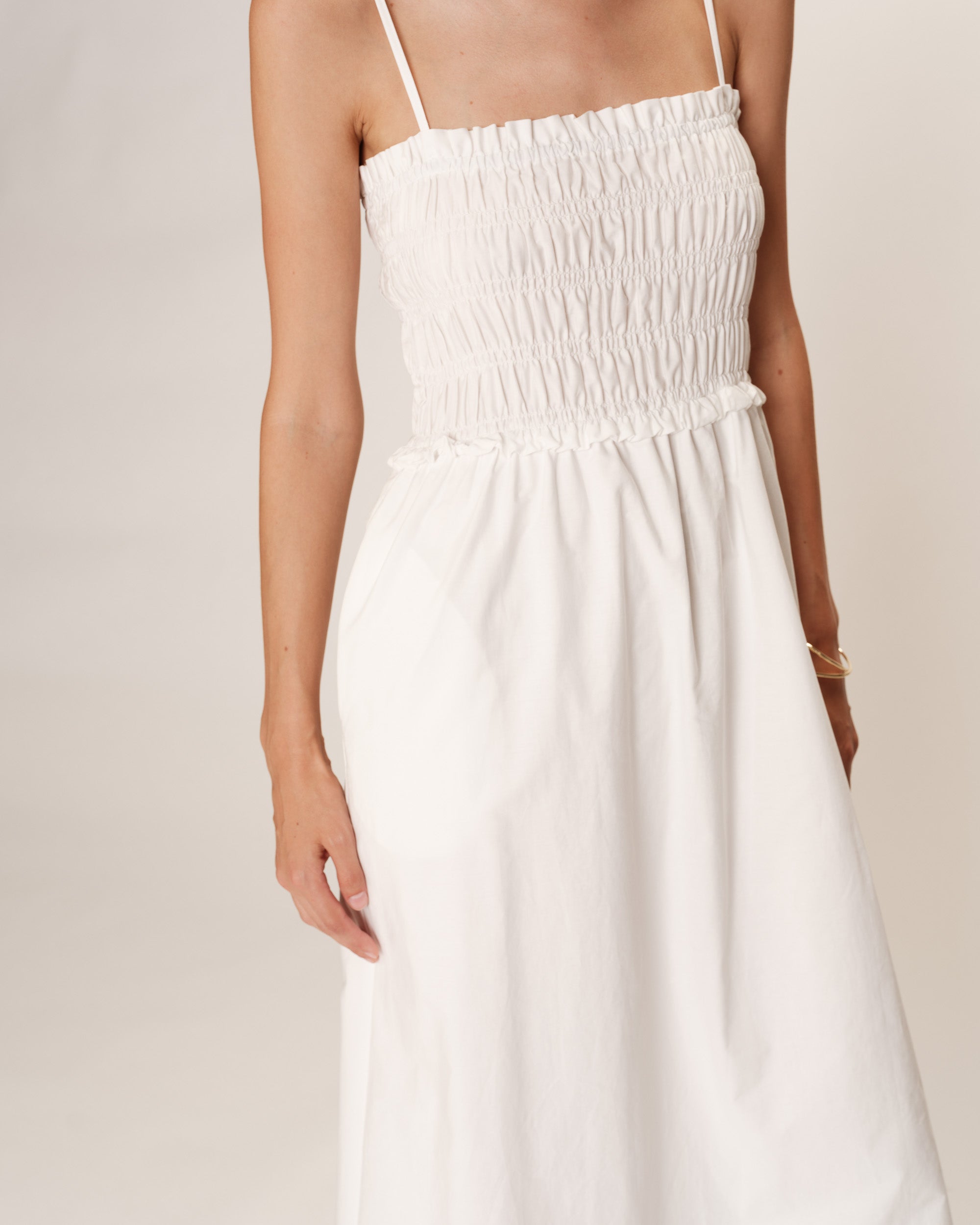 Robe Longue Rosebella - Ecru