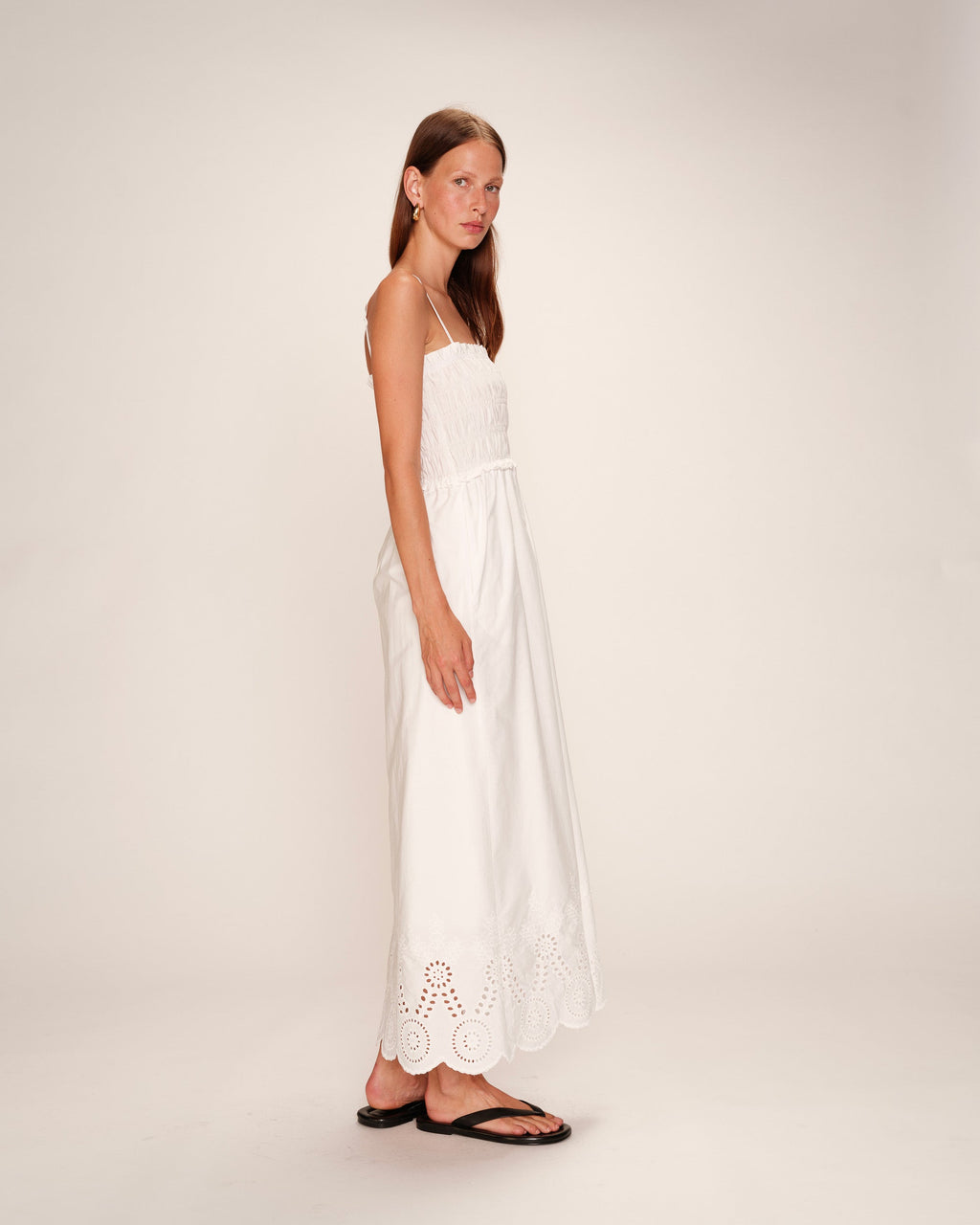 Robe Longue Rosebella - Ecru