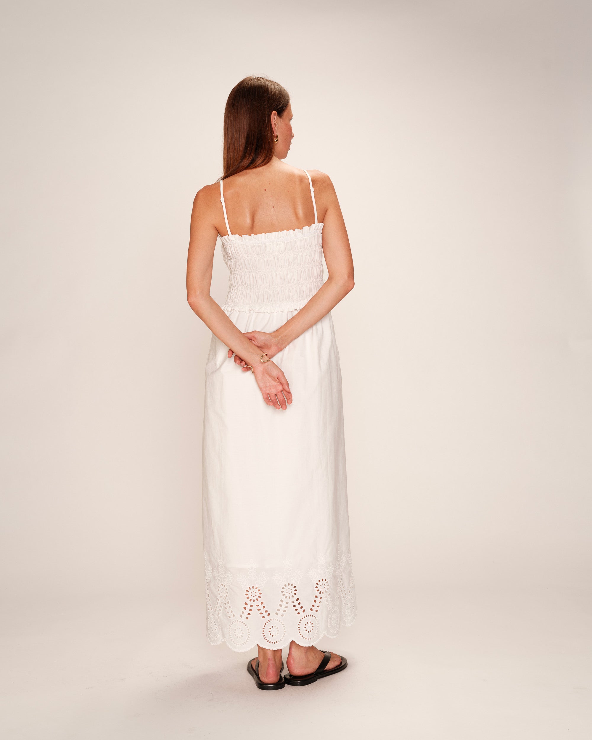 Robe Longue Rosebella - Ecru