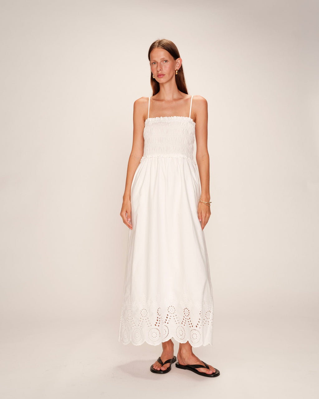 Robe Longue Rosebella - Ecru