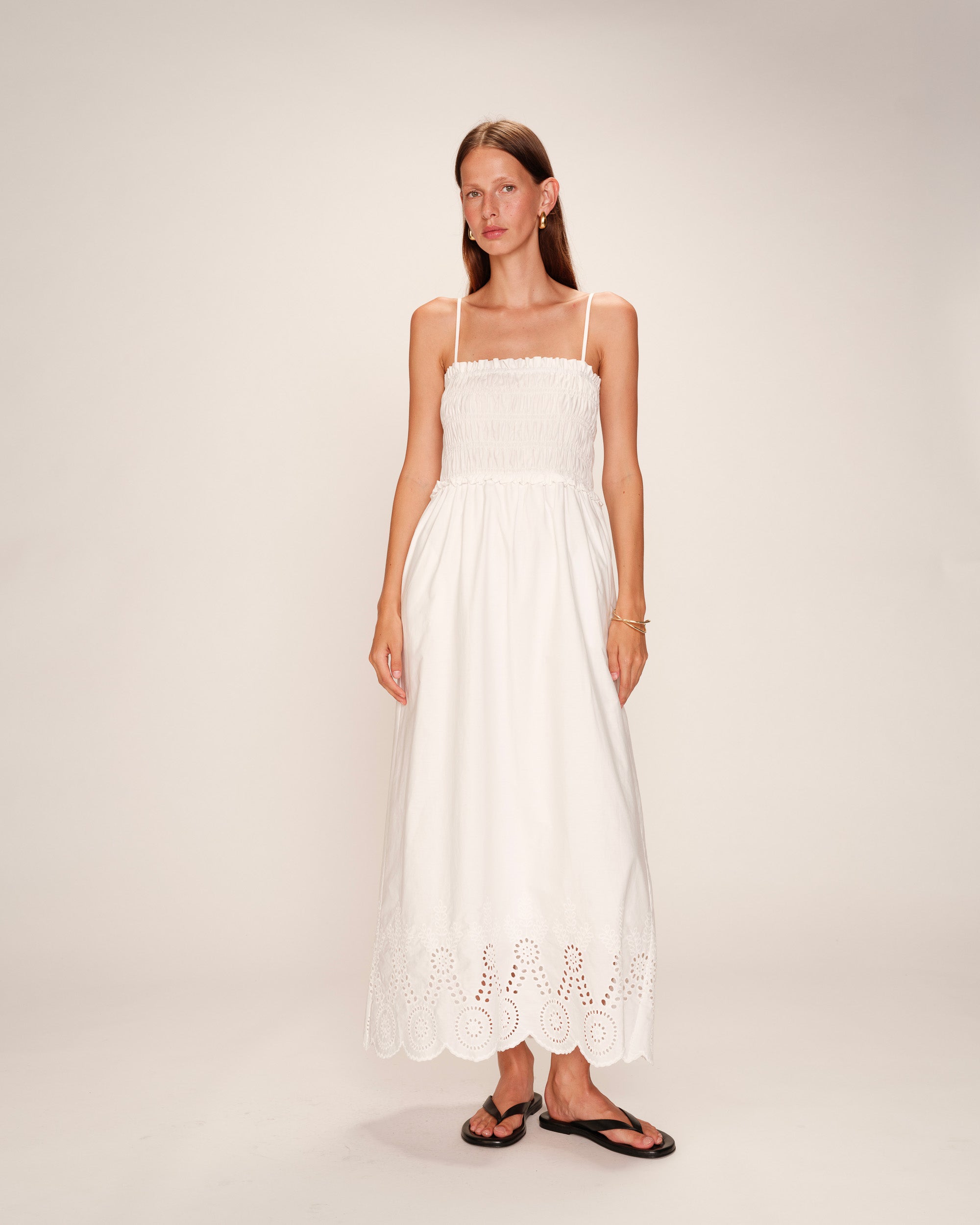 Robe Longue Rosebella - Ecru