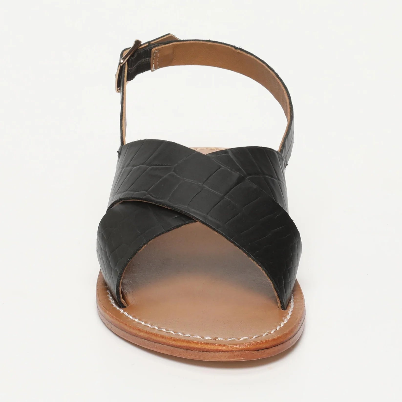 Rosedale Sandals - Black Croco
