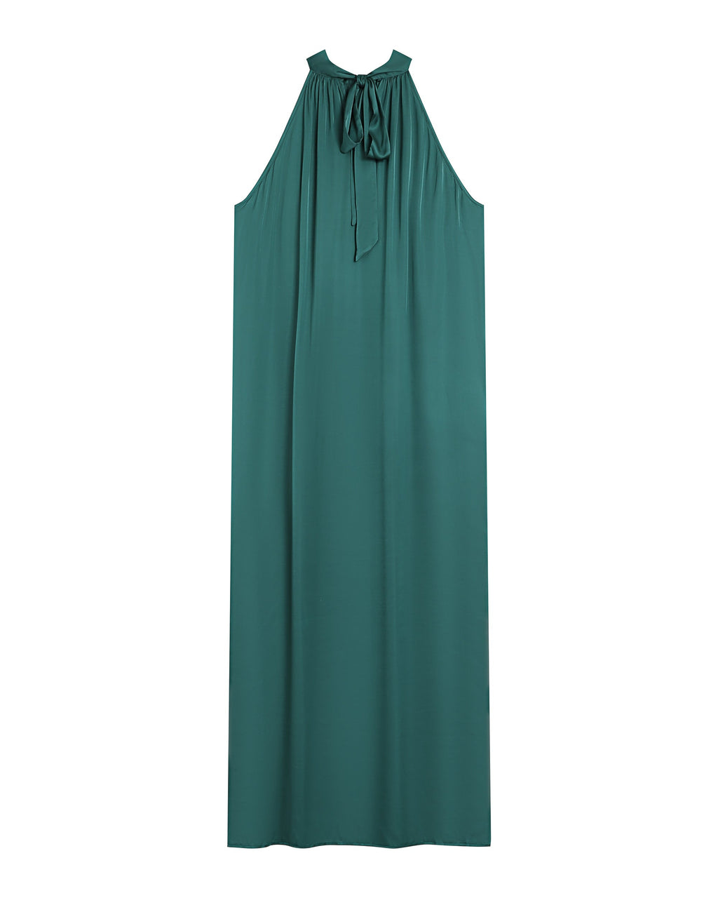 Robe Mi-Longue Rose - Emeraude