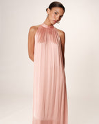 Robe Mi-Longue Rose - Rose