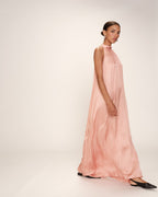Robe Mi-Longue Rose - Rose