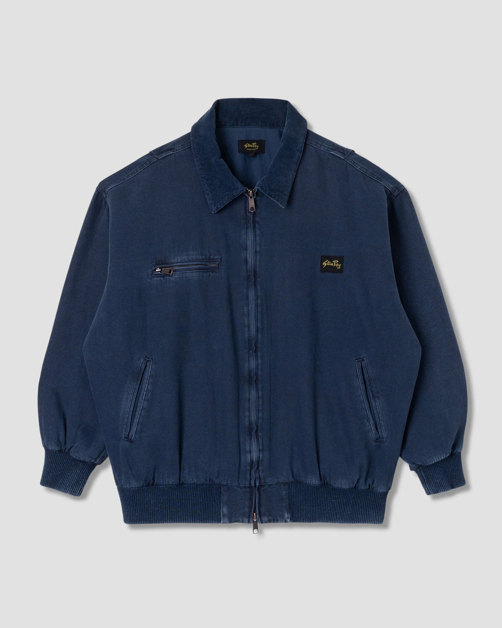 Roughneck Collared Bomber - Washed Navy