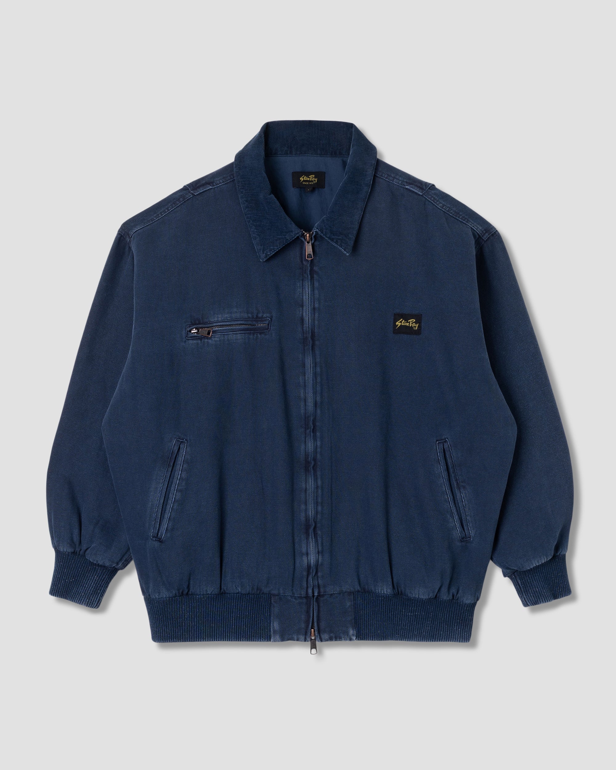 Roughneck Collared Bomber - Washed Navy