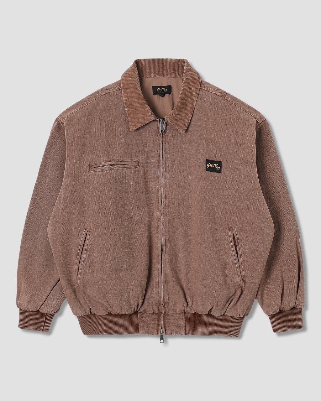 Roughneck Collared Bomber - Washed Acorn