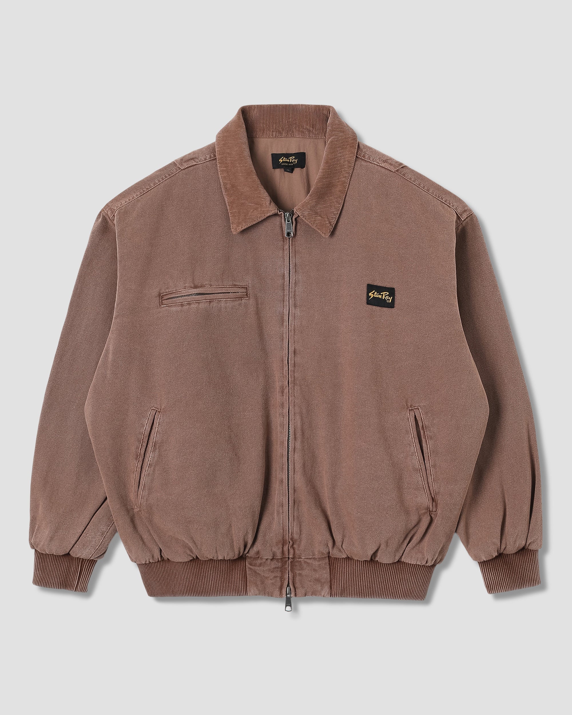 Roughneck Collared Bomber - Washed Acorn