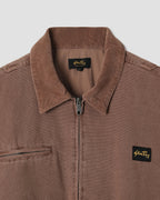 Roughneck Collared Bomber - Washed Acorn