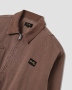 Roughneck Collared Bomber - Washed Acorn