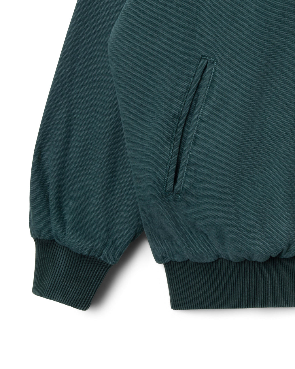 Roughneck Collared Bomber - Washed Botanical Green Canvas