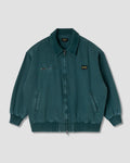 Roughneck Collared Bomber - Washed Botanical Green Canvas