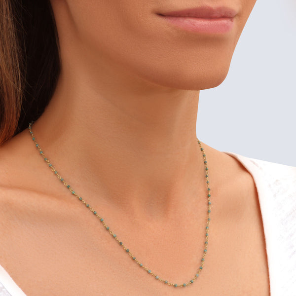 Collier Roxana Long 45Cm Amethyste