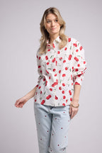 Camisa - Blanca Y Roja