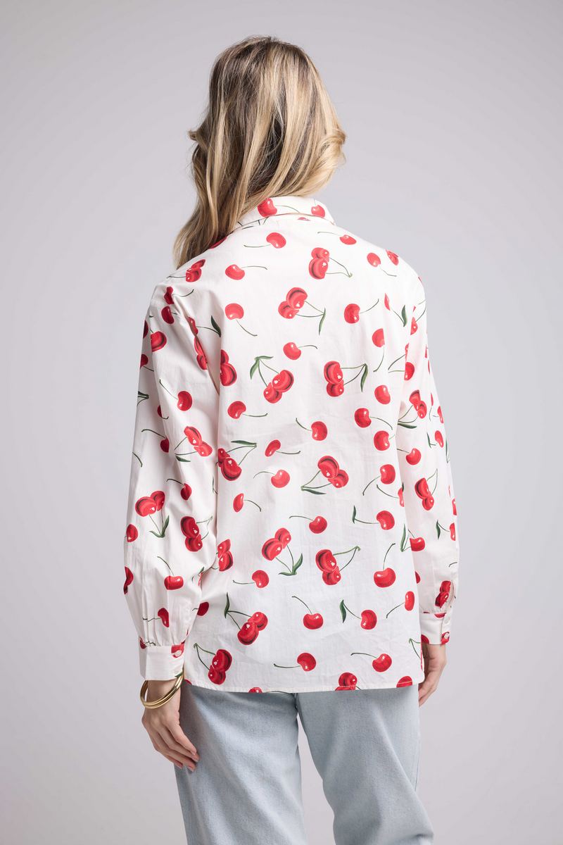 Camisa - Blanca Y Roja