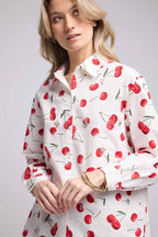 Camisa - Blanca Y Roja