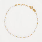 Bracelet Amada Blanc - Or Jaune